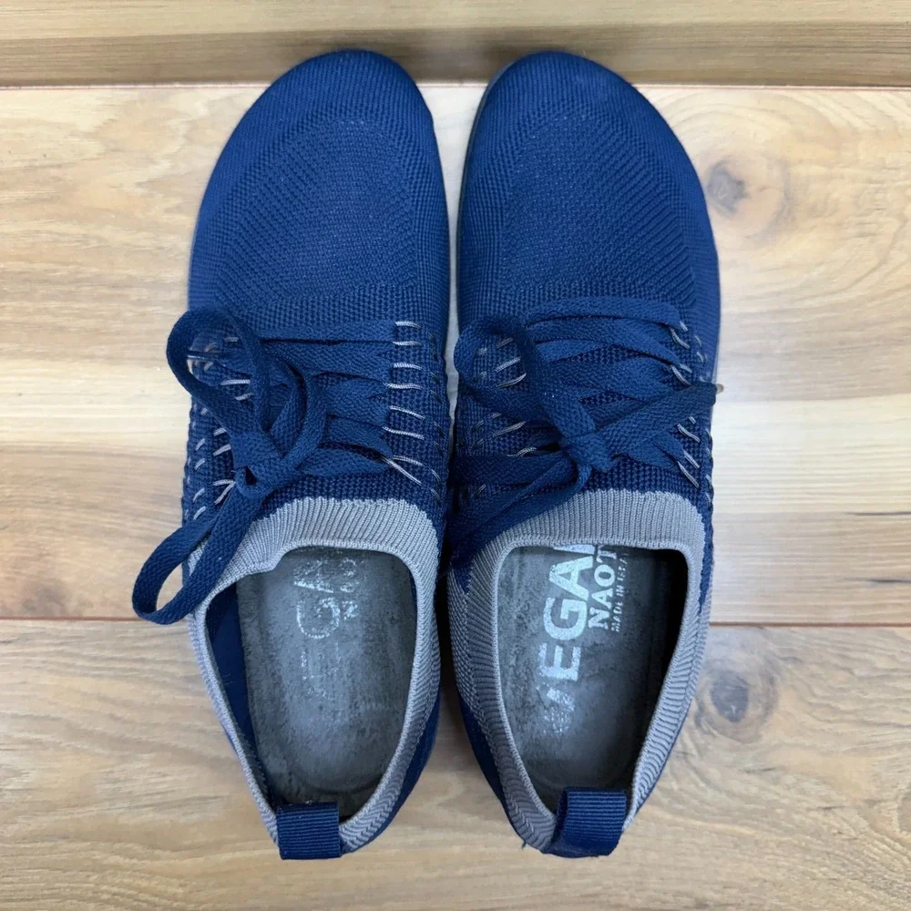 NAOT Tama Vegan Sneakers Womens 9 EU‎ 40 Navy Blue Gray Light Weight Comfort